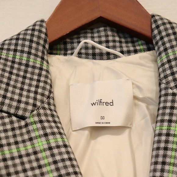 Aritzia Green and Black Plaid Blazer - Picture 6 of 6